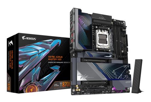 TARJETA MADRE GIGABYTE ATX X870E A MASTER X - DDR5, AM5, 256 GB, PARA AMD