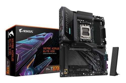 TARJETA MADRE GIGABYTE ATX X870E A ELITE X - DDR5, AM5, 256 GB, PARA AMD