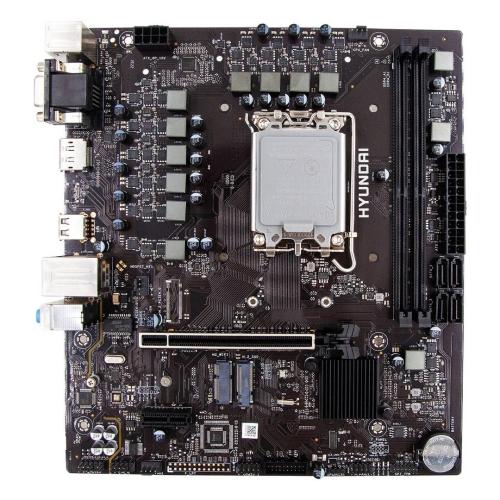 Motherboards HYUNDAI HTH610A01 - DDR4-SDRAM, 64 GB, Intel, LGA1700, Micro ATX