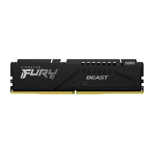 MEMORIA RAM KINGSTON FURY BEAST BLACK XMP DIMM DDR5 16GB 5200MT/S CL40 1RX8 1.25V -