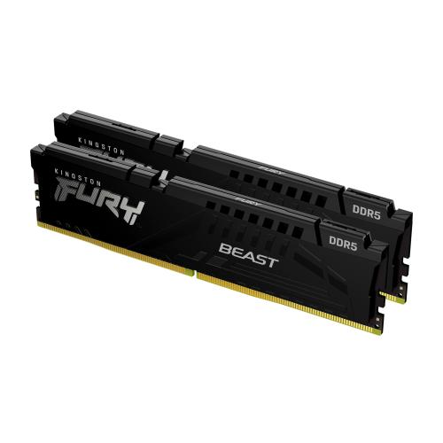 MEMORIA RAM KINGSTON FURY BEAST BLACK EXPO DIMM DDR5 32GB (2x16GB) 5600MT/S CL36 1RX8 1.25V (KIT OF 2) -