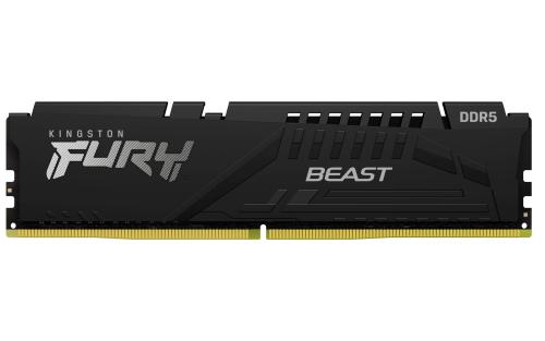 MEMORIA RAM KINGSTON FURY BEAST BLACK XMP DIMM DDR5 32GB 5200MT/S CL40 2RX8 1.25V -