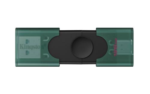 MEMORIA USB KINGSTON DATATRAVELER DUOG2 TIPO A - TIPO C 128GB 3.2 GEN 1 -