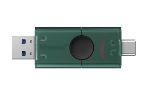 MEMORIA USB KINGSTON DATATRAVELER DUOG2 TIPO A - TIPO C 256GB 3.2 GEN 1 -