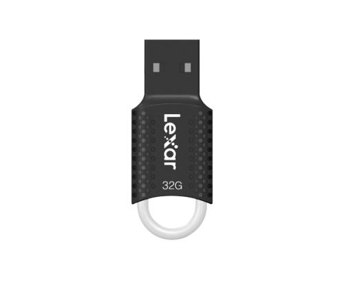 Memoria USB LEXAR 32GB - JumpDrive LJDV40-32GA, 2.0. Negro/Blanco
