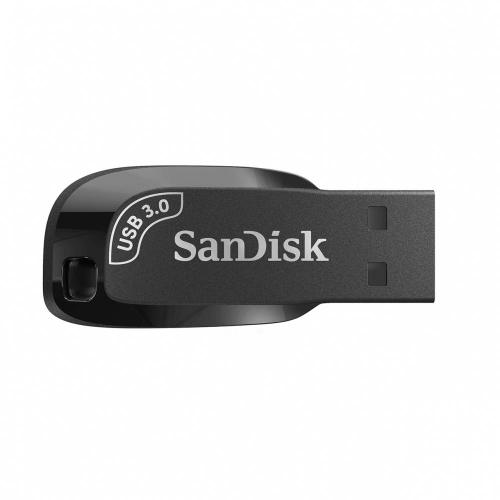 Memoria USB SanDisk Ultra Shift - 64GB, USB-A 3.0, Lectura 100MB/s, Negro