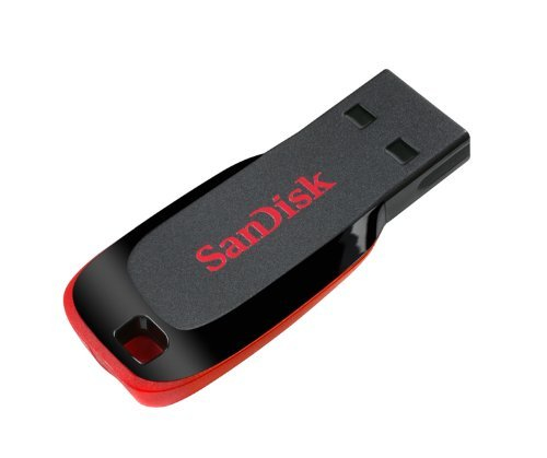 Memoria USB SANDISK Unidad flash USB CRUZER BLADE - Negro, 64 GB, USB 2.0