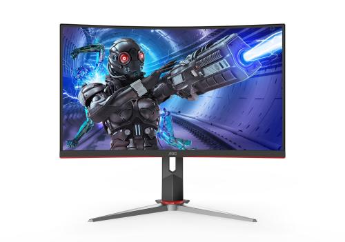 Monitor AOC C27G2 - 27 pulgadas, 250 cd / m², 1920 x 1080 Pixeles, 1 ms, Negro