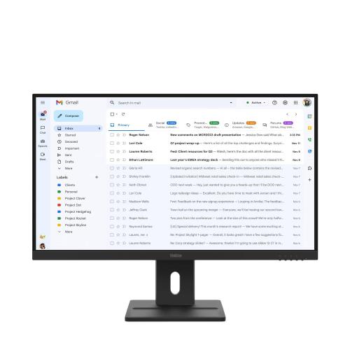 MONITOR LENOVO ThinkVision E27-40 - 1920x1080, 27pulgadas, HDMI-DP-VGA
