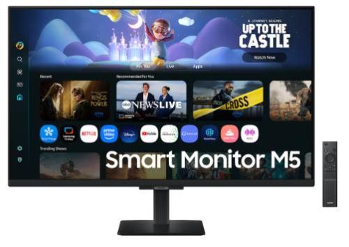 Smart Monitor 32 pulgadas M5 - M50F, 60Hz, Resolución FHD (1, 920 x 1, 080); SmartTV, Sistema operativo: Tizen
