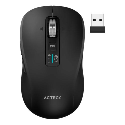 Mouse Inalámbrico Multidispositivo  VIRTUOS PRO AIR MI766 ACTECK -