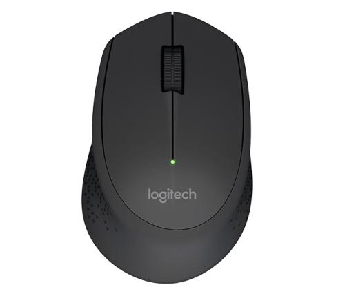 Mouse LOGITECH M280 - Negro, 3 botones, 10 m, RF inalámbrico, Óptico, 1000 DPI