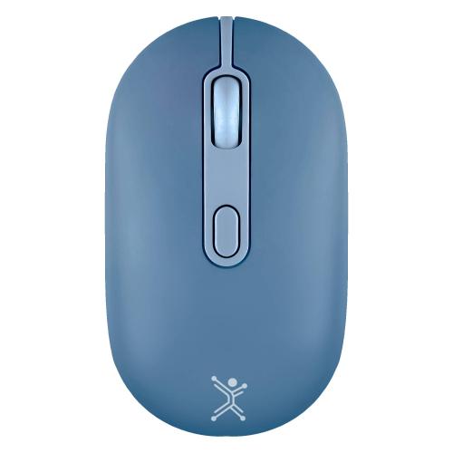 Mouse Recargable 2.4GHz + Bluetooth Clic Silencioso COLORI Color Azul | PERFECT CHOICE -