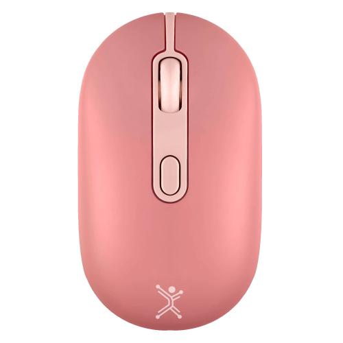 Mouse Recargable 2.4GHz + Bluetooth Clic Silencioso COLORI Color Rosa | PERFECT CHOICE -
