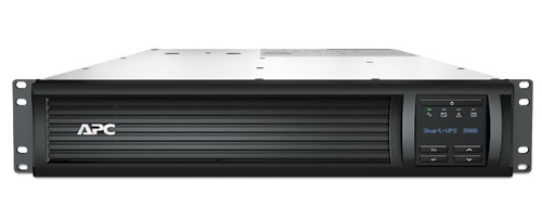 No Break Capacidad 2880 VA 2700 watts - 120V, APC SMT3000RM2UC, 2880 VA, 2700 W, 3 h, Negro, Industrial y Oficina