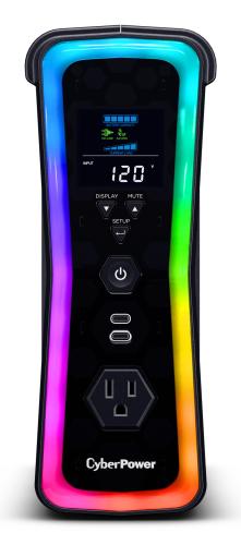UPS Gamer 1500VA / 1000W - Onda Senoidal, Pantalla LCD multifunción, Regulador Automático de Voltaje (AVR).Garantía 3 años incluye batería