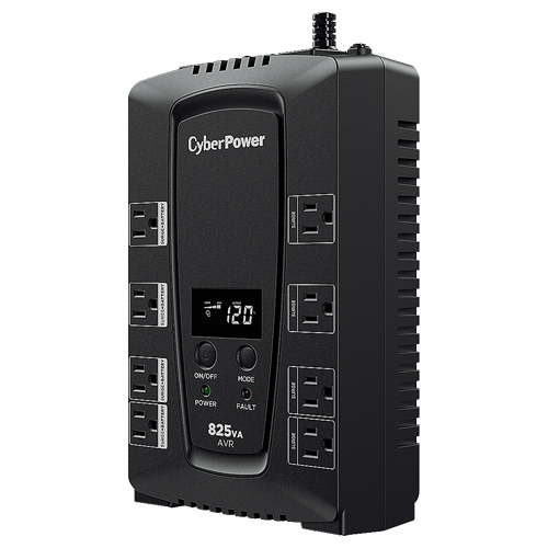 No-Break CyberPower CP825AVRLCDa - 825 VA, 450 W, 8 h, Hogar y Oficina