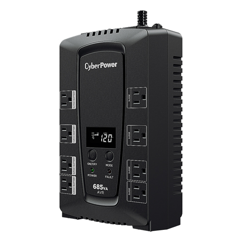 No-Break CyberPower - 685 VA, 390 W, 8 h, Hogar y Oficina