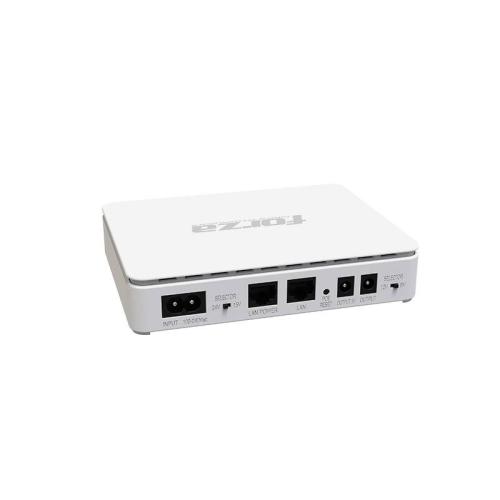 UPS PoE y banco de energía USB-C con batería de litio de 35W y salidas de 5/9/12/15/24V CC -