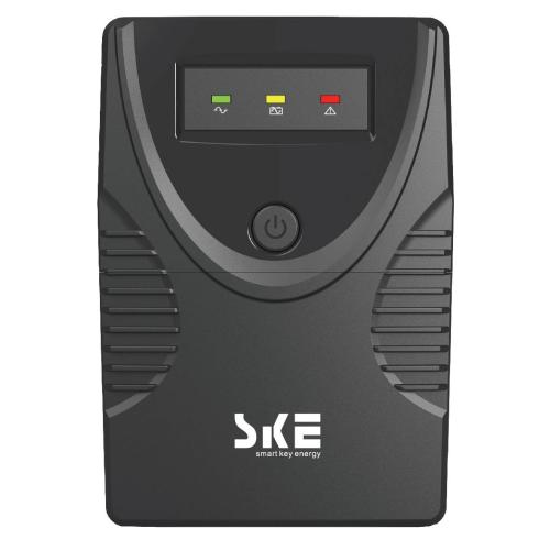 No Break Interactivo SKE Energy GP1000 1000va/600w - Color Negro y Gris, Voltaje de Entrada y Salida 120V