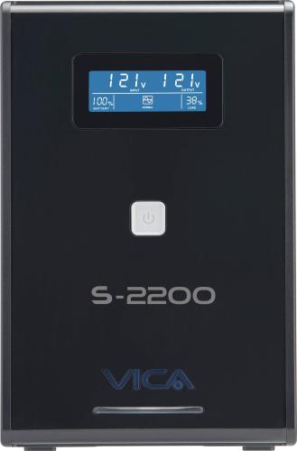 No break con regulador integrado marca VICA modelo S 2200 2200VA/1200W  Entrada Voltaje 127 VCA 60 Hz - Consumo de energía 20 A.