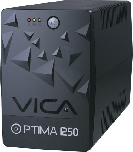 No Break interactivo Optima 1250 - 1250VA/600W, 6 NEMA 5-15R regulados y respaldados, Entrada 100/132 VAC, RJ11/RJ45, salida 110/120 VAC, Indicador LED