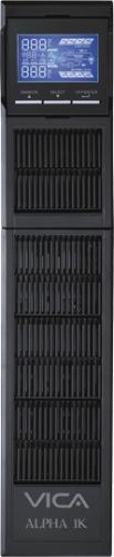 UPS Online doble conversión monofasico rack ALPHA 1K 1000VA/1000W - 8 NEMA 5-15R protegidos, entrada 5/15P voltaje 55/150V, salida 100/110/115/120/127V
