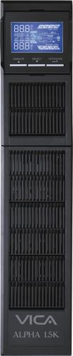 UPS Online doble conversión Rack ALPHA 1.5K - 1500VA/1500W, 8 NEMA 5-15R protegidos, entrada NEMA 5-15P, 55/150Vca, salida 100/110/115/120/127Vca, SNMP