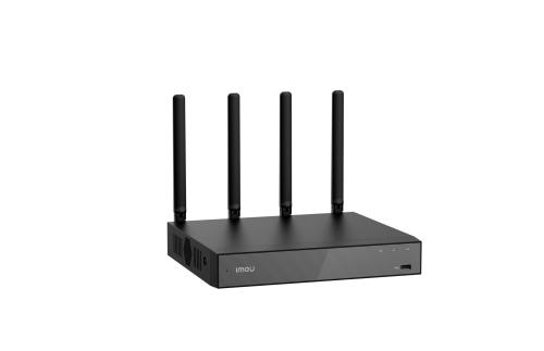 NVR N110W IMOU - grabadora de 10 canales, con antenas WiFi 6, cuenta con micrófono y altavoz