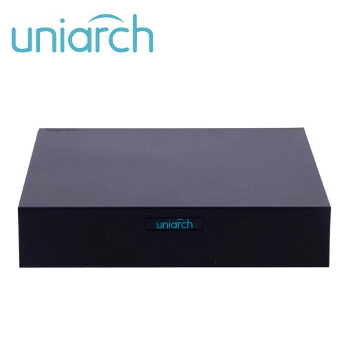 NVR 8 Canales Uniarch (NVR-108S3-P8-ECO) 6MP / Plug Play / 8ch PoE / Capacidad 1 Disco Duro hasta 6TB Total / Ultra 265 / Analíticas SIP -