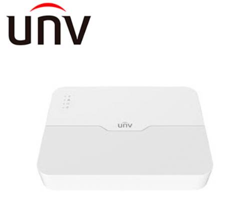 NVR 8MP 16Ch / 8 POE UNV (NVR301-16LS3-P8) / Capacidad 1 Disco Duro hasta 10 TB -