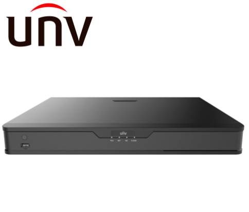 NVR 8MP 8 Ch / 8 POE UNV (NVR302-08S2-P8) Capacidad 2 Discos Duros hasta 10 TB c/u -