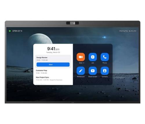 Pantalla Interactiva DTEN DB71475E (D7-X 75 Windows Edition) Ultra Hd 4K Led De 75 pulgadas -