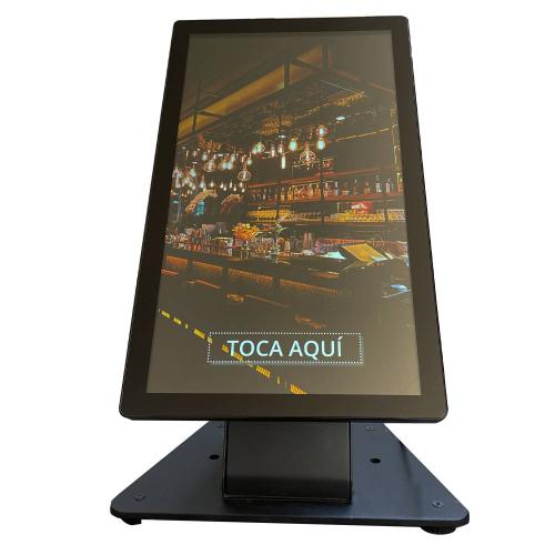 Quiosco de Autoservicio Marca EC LINE Modelo (EC-WCS21HA1). Procesador Dual Cortex-A72 - Memoria (RAM) 4 GB. Almacenamiento 32 GB. Pantalla 21.5