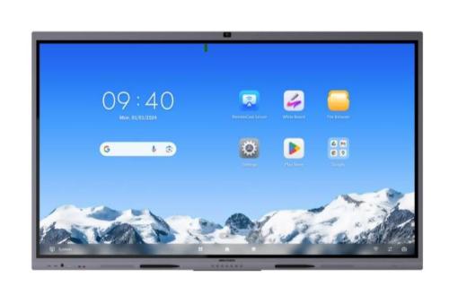 Pantalla Interactiva Touch de 65 pulgadas Android 14 /Asistentes IA/ Google Suite EDLA / Cámara Web 8 MP/Resolución4K /Bocinas Integradas /Entradas HDMI -