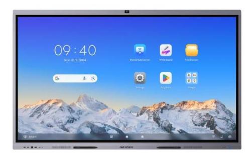 Pantalla Interactiva Touch de 75 pulgadas/ Android 14 / Asistentes IA / Google Suite/Cámara Web 8 MP /Resolución 4K /Bocinas Integradas / Entradas HDMI -