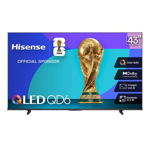 Televisor Hisense 43QD65QFM - 43 pulgadas, QLED QUANTUM DOT 4K UHD, 3840 x 2160 Pixeles, VIDAA SMART TV