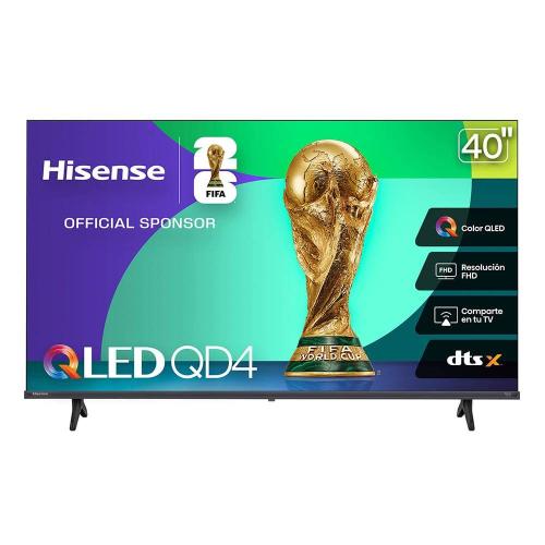 Televisor Hisense 40QD4QFM - 40 pulgadas, QLED QUANTUM DOT, FHD, 1920 x 1080 Pixeles, FIRE SMART TV