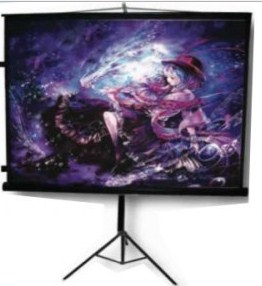 Pantalla de Proyección Multimedia Screens MST213 - 120 pulgadas, Tripié, Color blanco