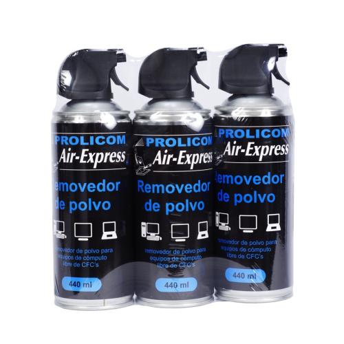 Kit de Aire comprimido PROLICOM - TRIPACK DE AIR-EXPRESS, 440ml, Conexiones y teclados