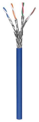 Bobina de cable de red SFTP - Solida, 705042, 100  Cobre, 305 m, CAT 6a, Color Azul, 4 pares, 24 AWG