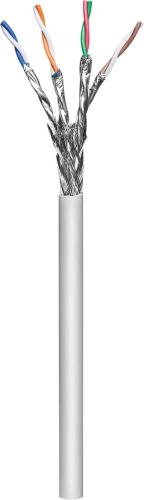 Bobina de cable de red SFTP - Solida, 705066, 100  Cobre, 305 m, CAT 6a, Color Gris, 4 pares, 24 AWG