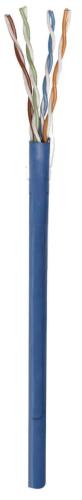 Bobina de cable de red UTP - Solida, 705059, 100  Cobre, 305 m, CAT 6, Color Azul, 4 pares, 23 AWG