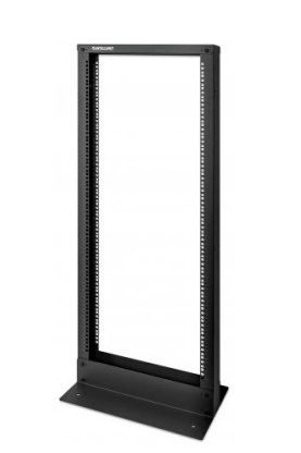 Rack de piso - 2 postes, 19, 26U, Carga estática máxima de 200 kg (440 lbs.), Negro, Acero, INTELLINET 715973