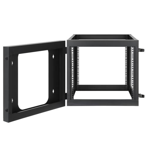 Rack abierto de 19 - Mural, 4 postes, 9U, Ensamblado, 600mm de profundidad, INTELLINET 716048