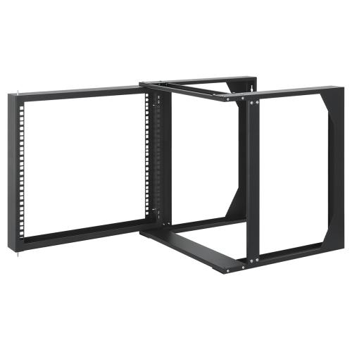 Rack abierto de 19 - Mural, 2 postes, 9U, Ensamblado, 450mm de profundidad, INTELLINET 716185