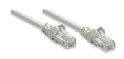 Cable de red UTP - Cat5e, 15m (50ft), 100  Cobre, Contactos chapa de oro, Cable Patch Gris INTELLINET 319973