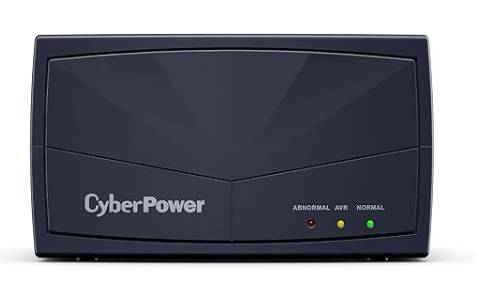 Regulador Cyberpower LB2500VR - Linea Blanca, 2500VA /1500W, Regulacion Automatica, Proteccion contra sobretensiones, AVR, color gris, panel frontal