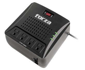Regulador FORZA - Negro, Hogar y Oficina, 3000 VA, 1500 W