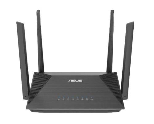 Router ASUS Gigabit Ethernet de Banda Dual RT-AX52 AX1800 con AiMesh - Inalámbrico, 1201 Mbit/s, 4x RJ-45, 2.4/5GHz, con 4 Antenas Externas.